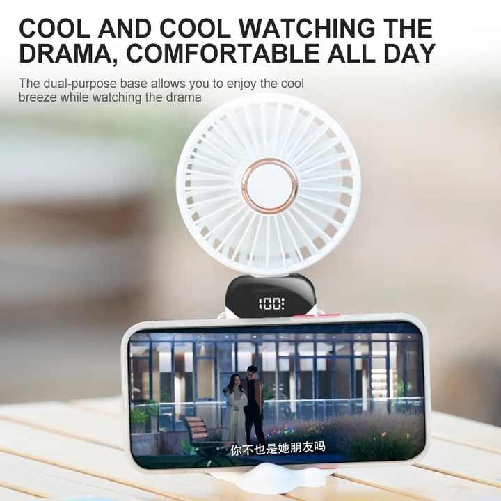 پنکه شارژی مدل XL-N15 ظرفیت 1200 میلی آمپر ساعت