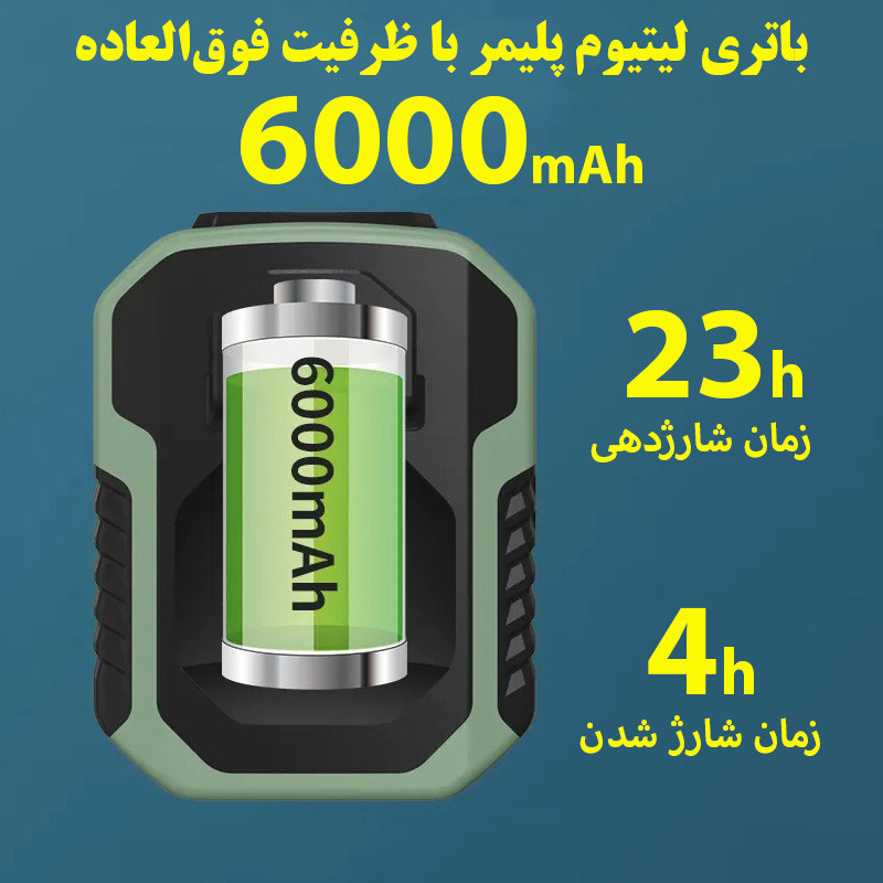 پنکه شارژی طرح ضد ضربه مدل DQ215