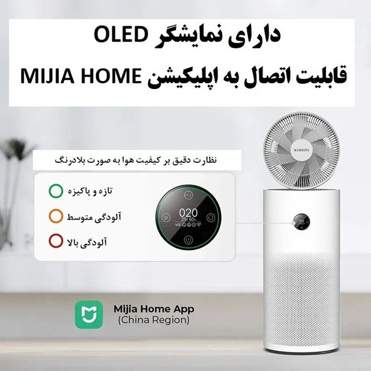 دستگاه تصفیه کننده هوا میجیا مدل 6 گلوبال