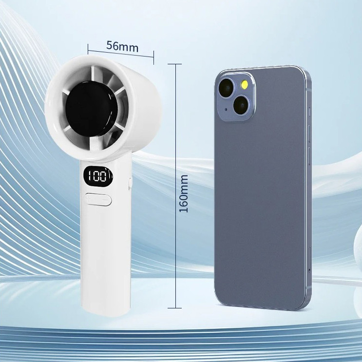 پنکه شارژی مدل 120 کد M11 ظرفیت 1800 میلی آمپر ساعت
