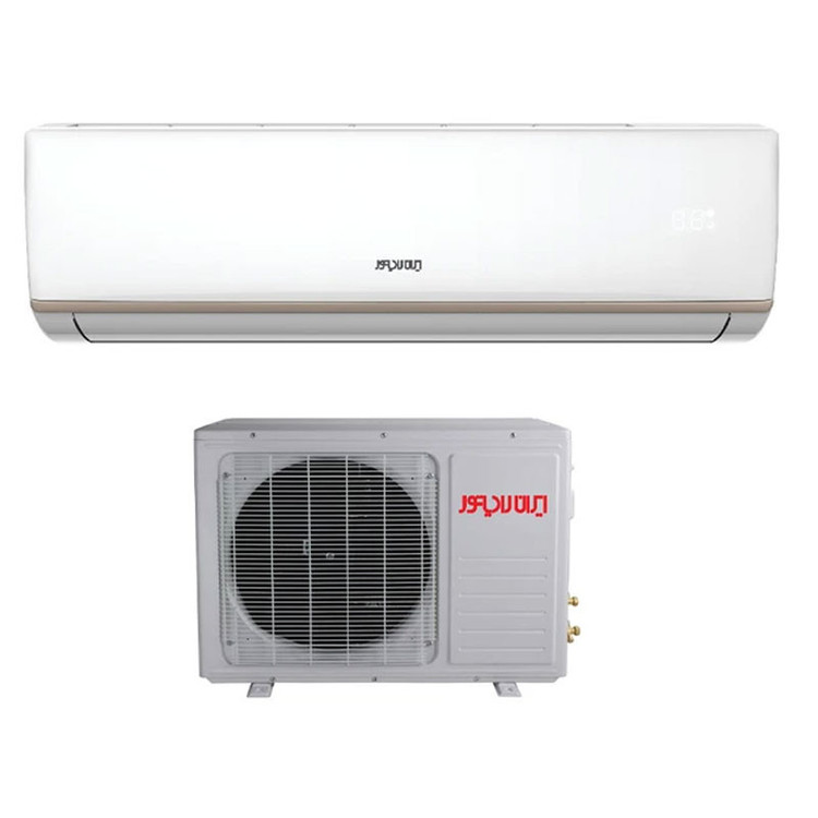 کولر گازی اسپلیت دیواری 12000 دور ثابت ایران رادیاتور مدل IAC-12CH/XA-TR/A/XA/A
