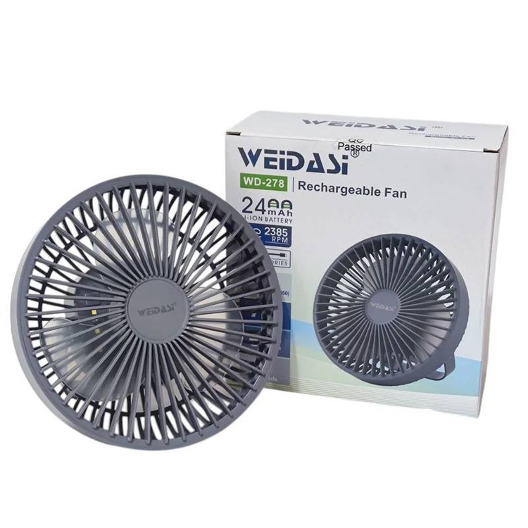 پنکه رومیزی مدل WD-279 ظرفیت 2400 میلی آمپر بر ساعت