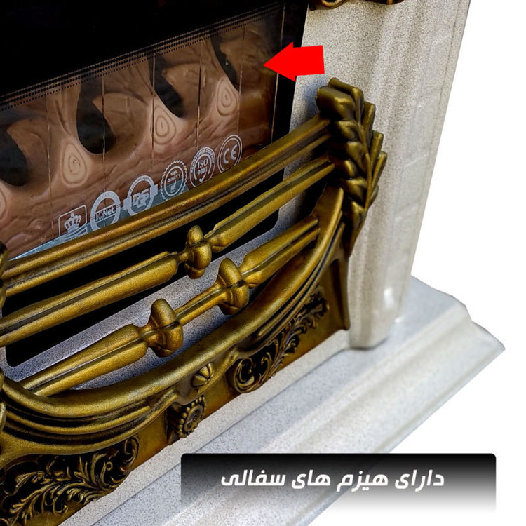 بخاری گازی آذر درخشان مدل پرنس کد 28000