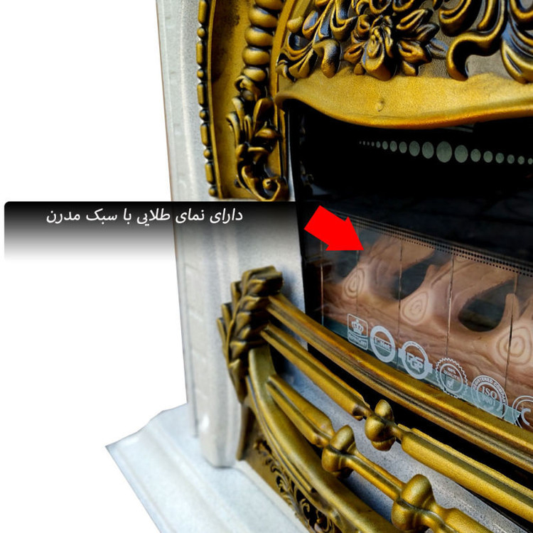 بخاری گازی آذر درخشان مدل پرنس کد 28000
