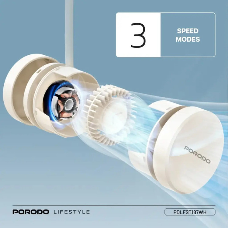 پنکه گردنی پرودو مدل PDLFST187WH AIRFLEX