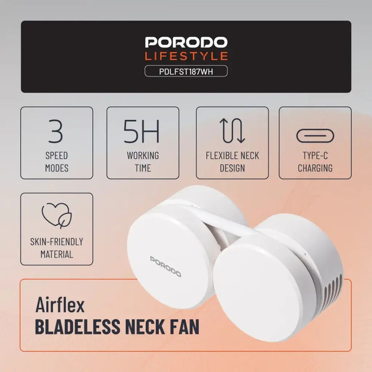 پنکه گردنی پرودو مدل PDLFST187WH AIRFLEX