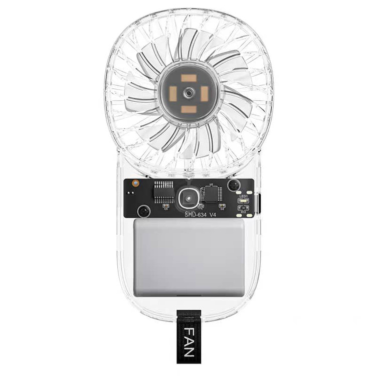 پنکه دستی مدل TRASNPARENT CARD FAN