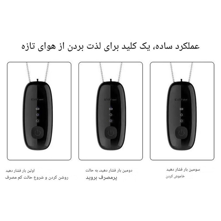 دستگاه تصفیه کننده هوای همراه یونایزر مدل BAP-04