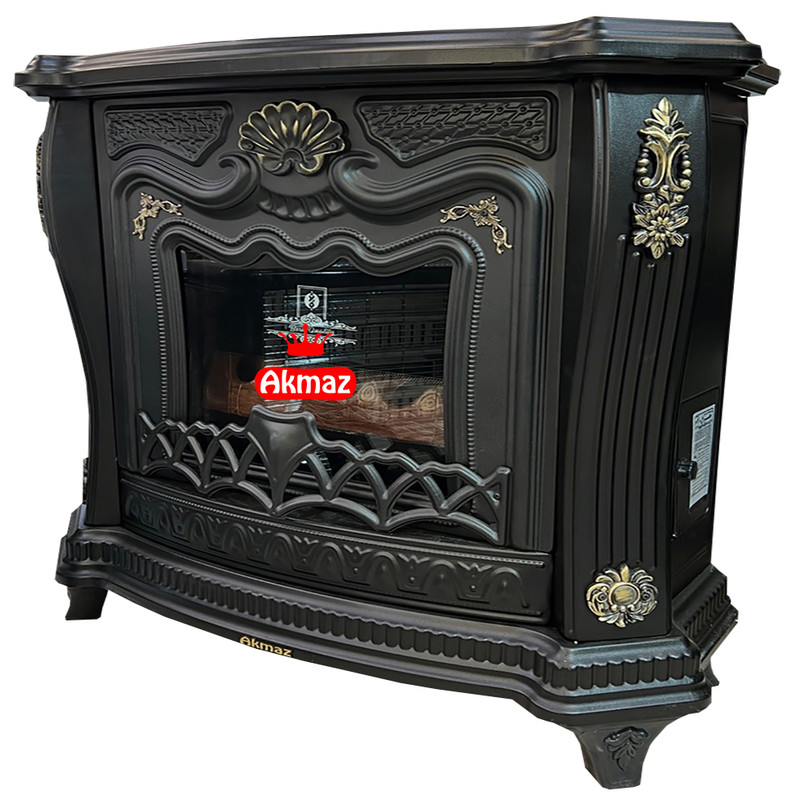 بخاری گازی زمین آکماز مدل 38000 کیسان
