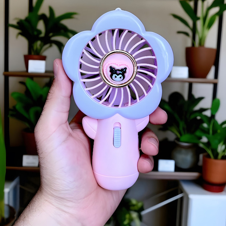 پنکه دستی مدل شارژی کرومی کد cs1365