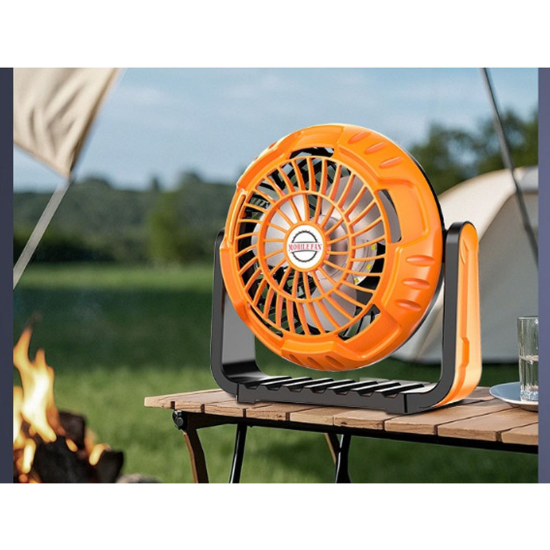 پنکه شارژی مدل X60 ظرفیت 3200 میلی آمپر ساعت