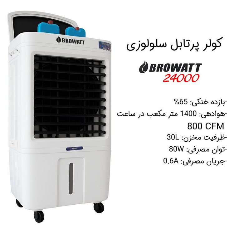 کولر آبی سلولزی 2800 بروات مدل BR-24000