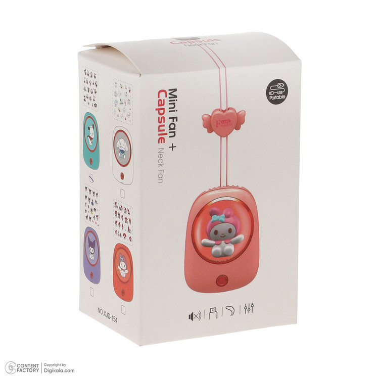 مینی فن گردنی کپسول مدل XJD-154