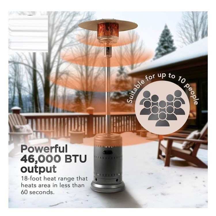 بخاری گازی زمینی مدل 46000BTU