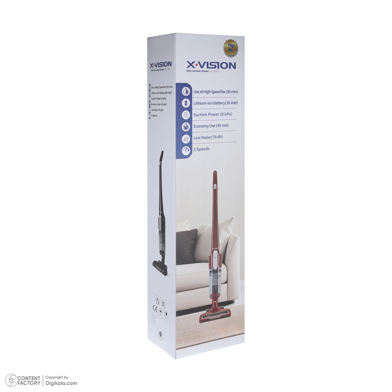 جارو شارژی عصایی ایکس ویژن مدل SVC-2950