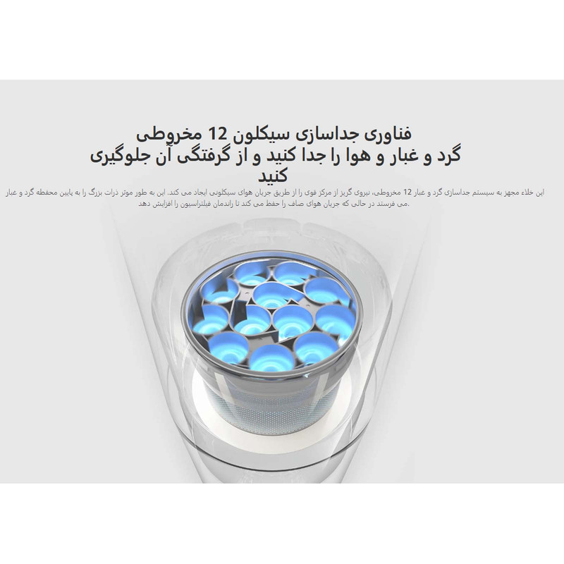 جارو شارژی عصایی شیائومی مدل G20 Global Version