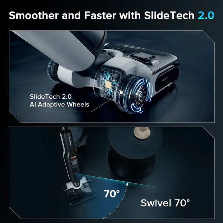 جارو شارژی عصایی روبوراک مدل A30 PRO STEAM COMBO