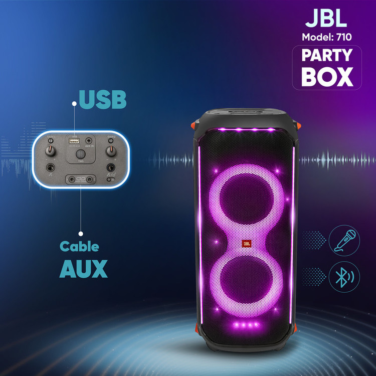 پخش کننده خانگی جی بی ال مدل PARTY BOX 710