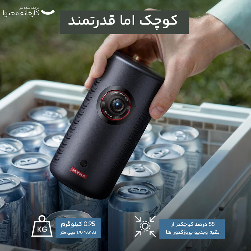 ویدئو پروژکتور نبولا مدل Capsule 3 D2426