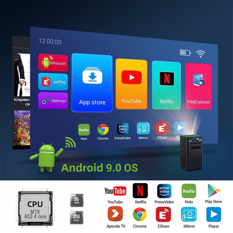 ویدئو پروژکتور قابل حمل بینتیک مدل P20