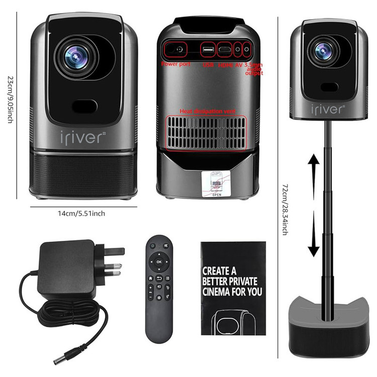 ویدئو پروژکتور آیریور مدل TS1 PRO