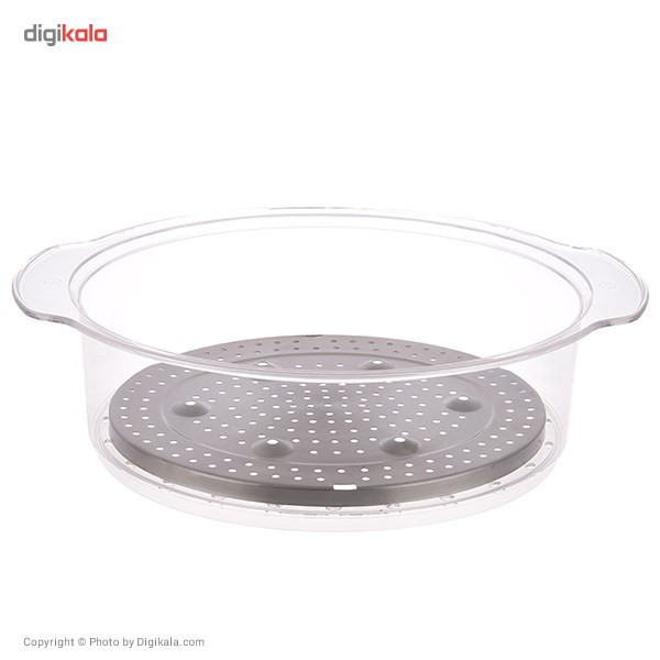 بخارپز 13 لیتری پارس خزر مدل Digi Steel