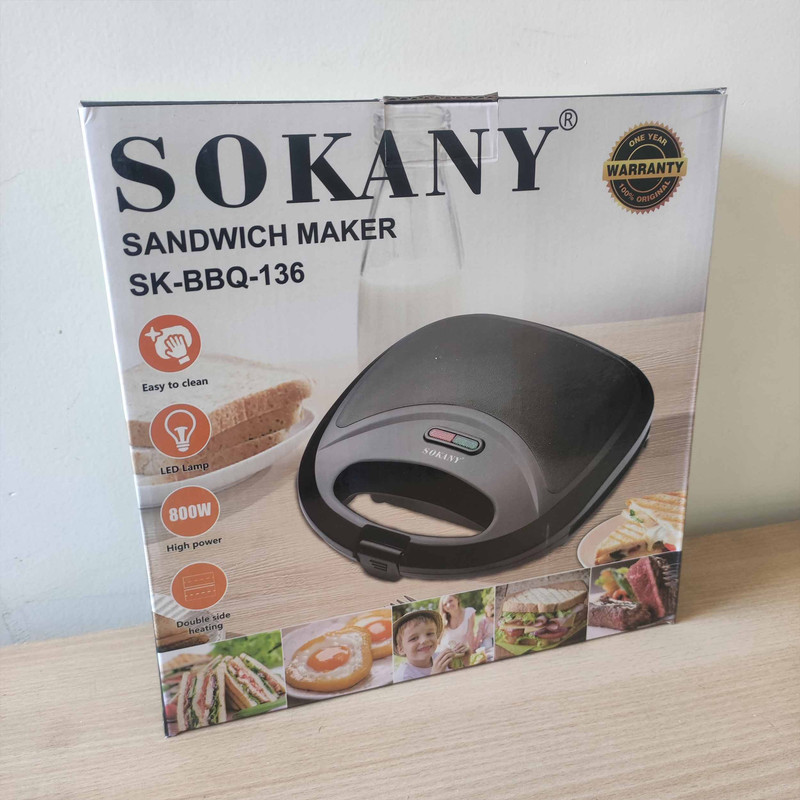 ساندویچ ساز سوکانی مدل SK-BBQ-136