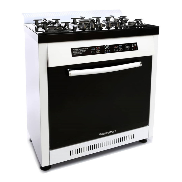 اجاق گاز کابینتی پنج شعله جنرال پارس مدل Gaggenau-Design - تک درب