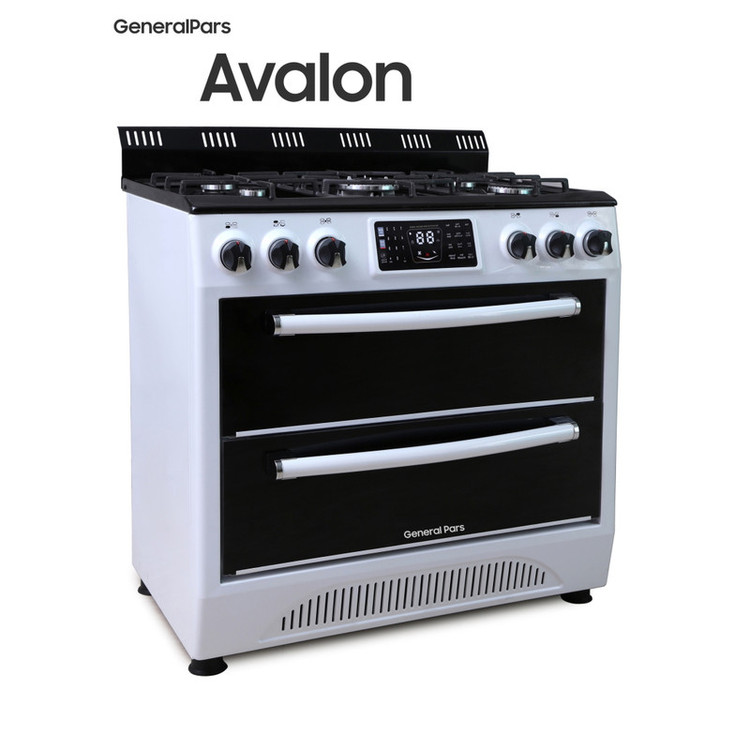 اجاق گاز کابینتی پنج شعله جنرال پارس مدل Avalon-BIS