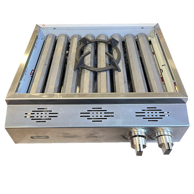 باربیکیو آکماز مدل دو شیر 8 شعله steel mate