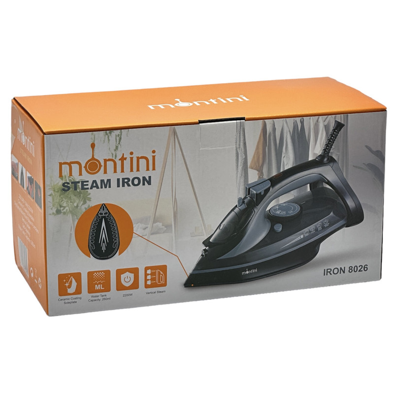 اتو بخار مونتینی مدل IRON 8026
