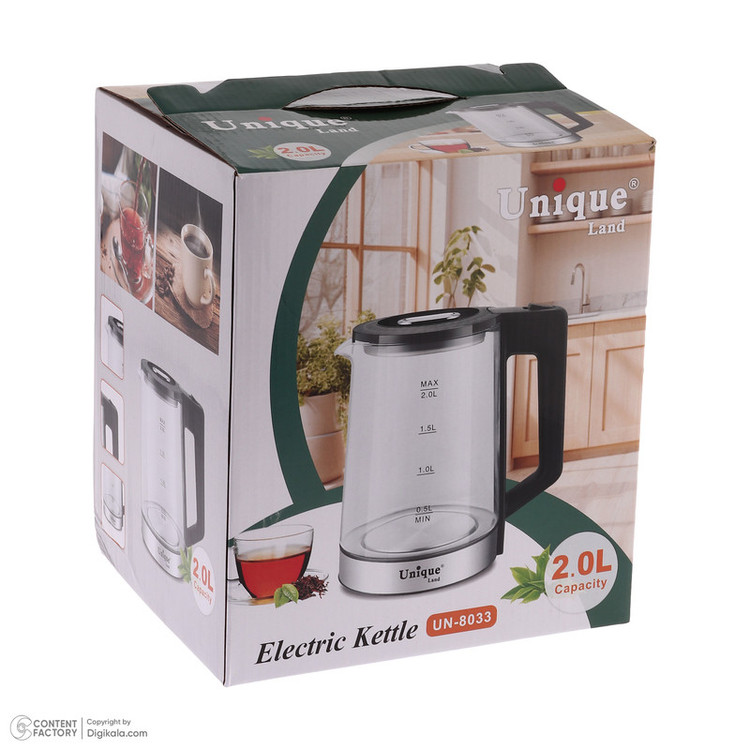 کتری برقی یونیک لند مدل UN-8033 گنجایش 2 لیتر