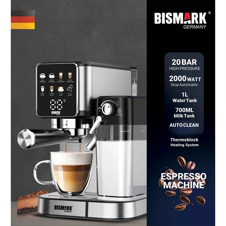 اسپرسو ساز 1000 میلیلیتر بیسمارک مدل BM101