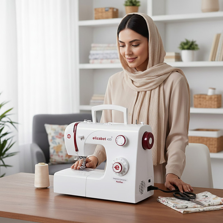 چرخ خیاطی کاچیران مدل elizabet 420 Plus