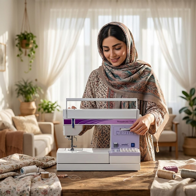 چرخ خیاطی کاچیران مدل نیولایف 1149