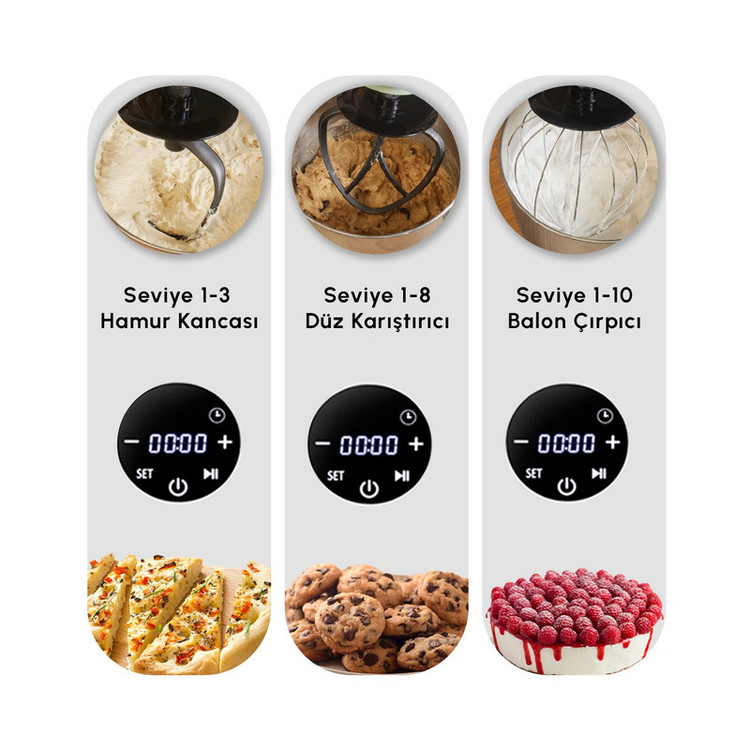 همزن کاسهدار 7 لیتری کاراجا مدل Mastermaid Chef Ultra