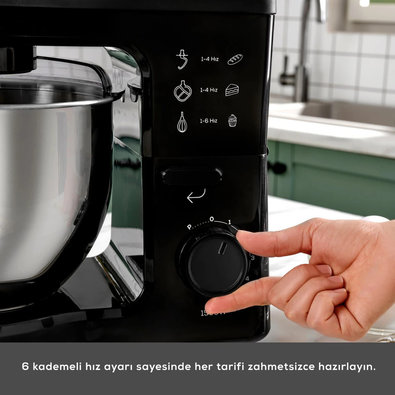 همزن کاسهدار 5 لیتری کاراجا مدل Maestrochef Stella