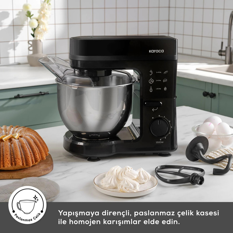 همزن کاسهدار 5 لیتری کاراجا مدل Maestrochef Stella