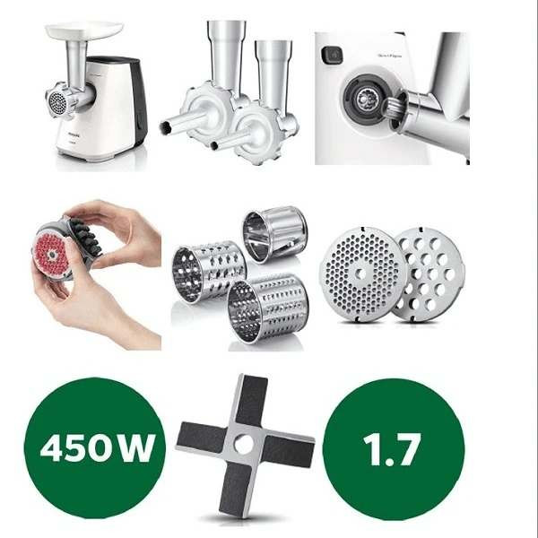 چرخ گوشت 1600 وات فیلیپس مدل HR 2714