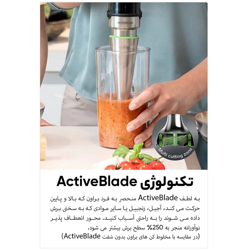 گوشت کوب برقی چندکاره 1000 وات براون مدل MQ 7075x