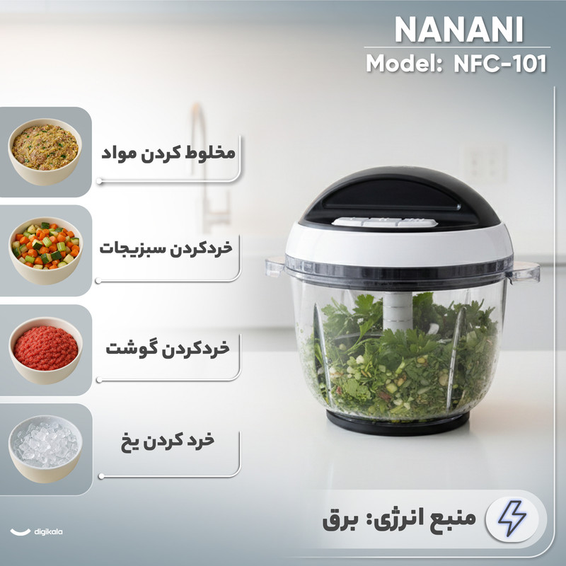 خردکن 3 لیتری نانانی مدل NFC-101