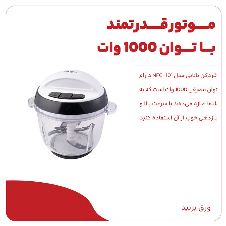 خردکن 3 لیتری نانانی مدل NFC-101