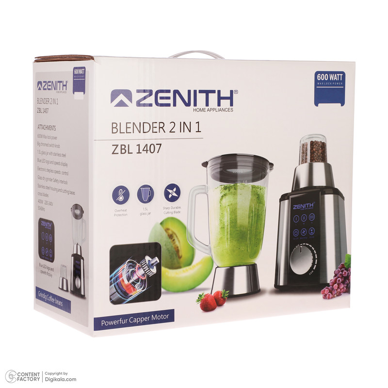 مخلوط کن و آسیاب کن زنیت مدل ZBL 1407