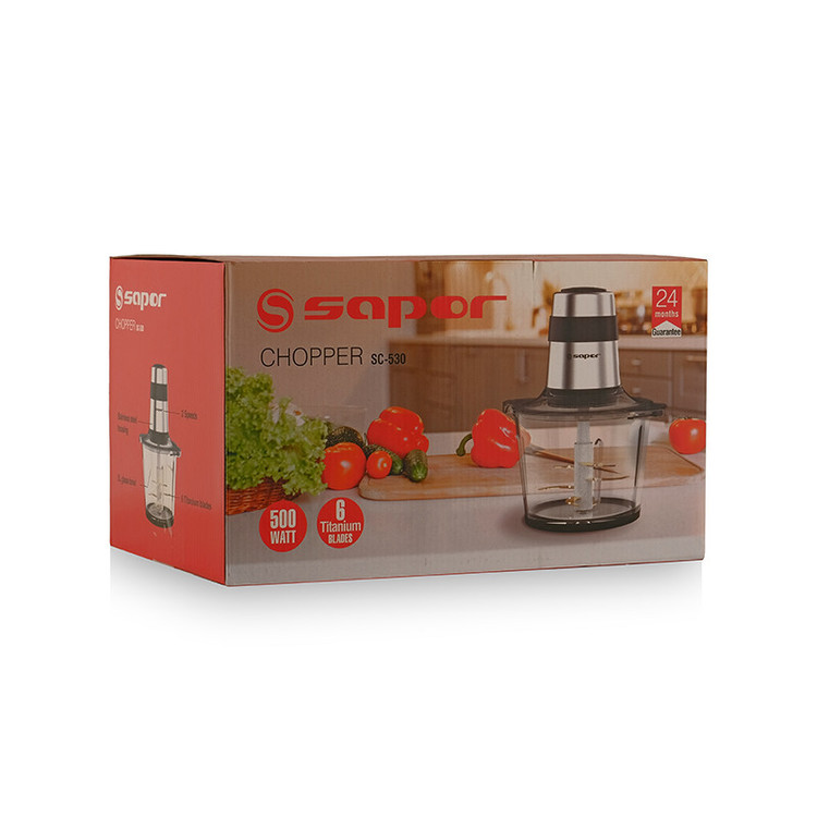 خردکن 3000 میلیلیتر ساپر مدل 530