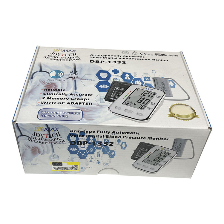 فشارسنج دیجیتال بی پی مکس مدل DBP-1332 به همراه کاف اضافه