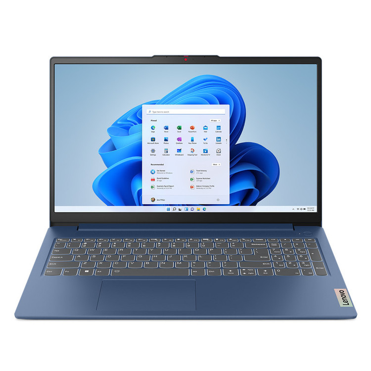 لپ تاپ 15.6 اینچی لنوو مدل IdeaPad Slim 3 15AMN8-Athlon 7120U-8GB LPDDR5 5500MHz-512GB SSD-TN