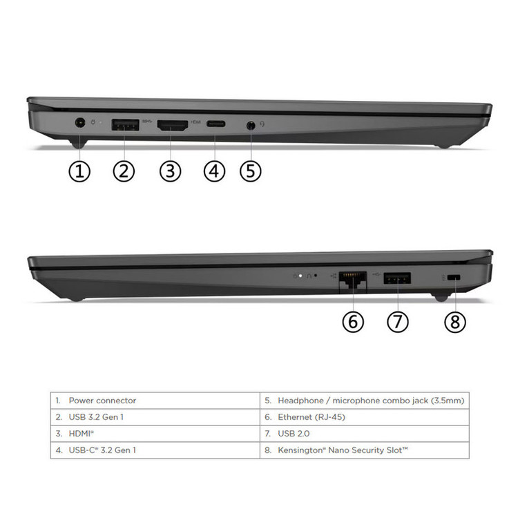 لپ تاپ 15.6 اینچی لنوو مدل V15 G4 IRU-i5 13420H-16GB DDR4 3200MHz-256GB SSD-TN - کاستوم شده